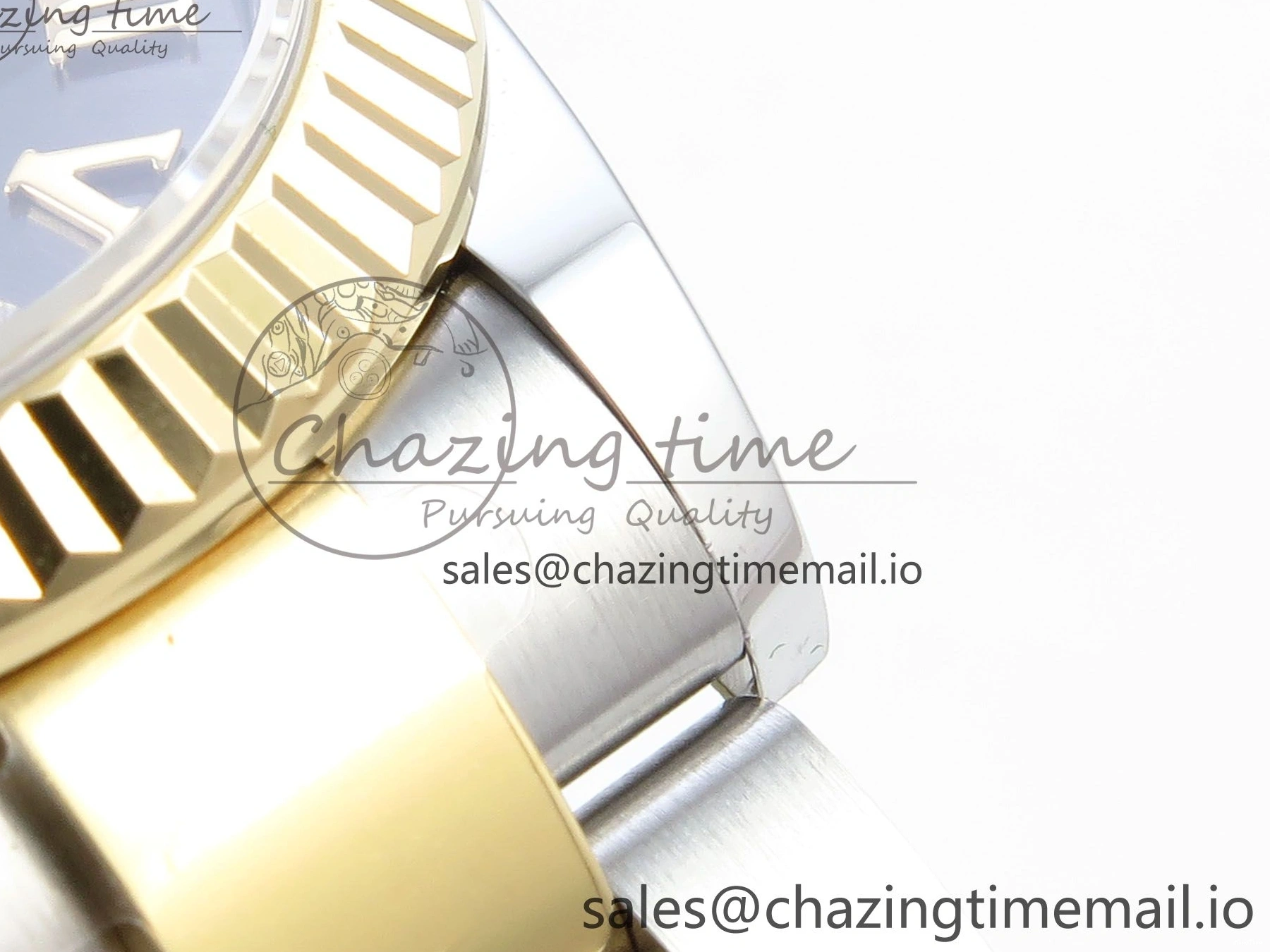 MiroTime 0511 Cozy DateJust 31 278273 ARF 1:1 Best Edition 904L Steel Gray Roman Diamonds Dial on SS YG Oyster Bracelet ETA 575